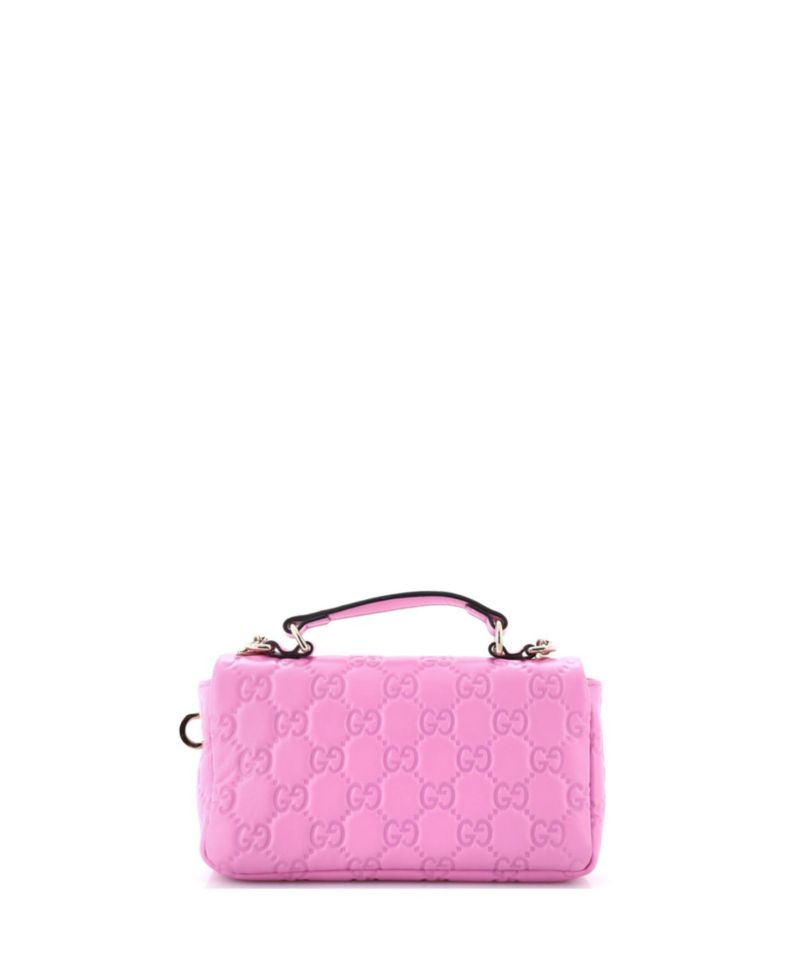 Mini GG Milano Top Handle Bag Guccissima Leather