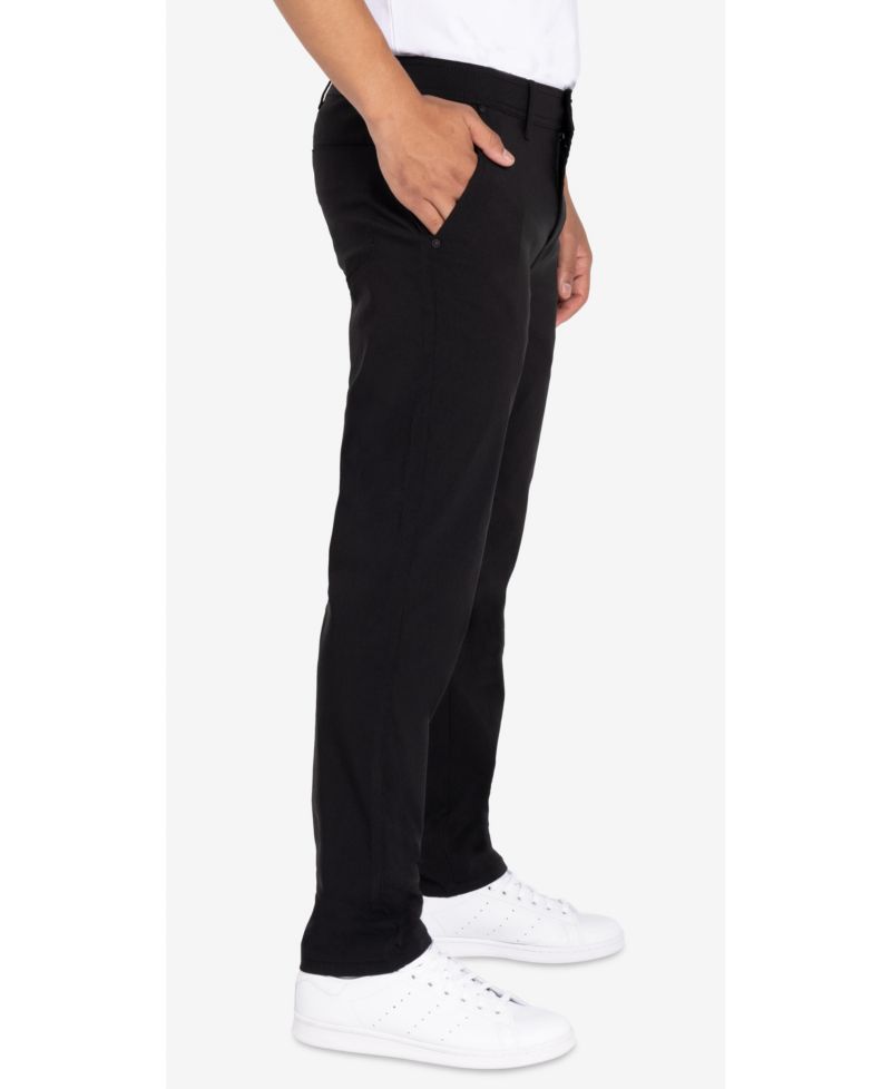 Men's Trouser Slit Patch Pocket Nylon Pants