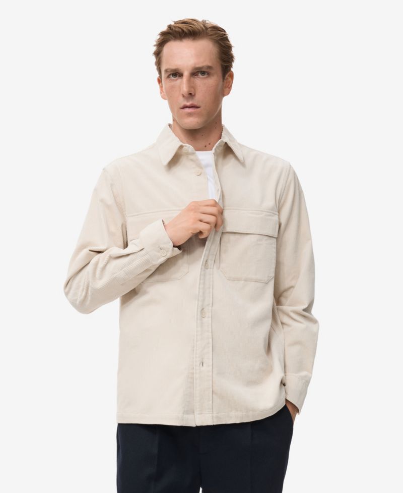 Men's Corduroy Pockets Overshirt
