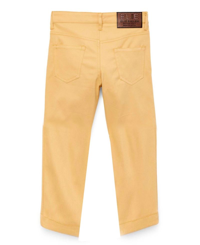 Big Boys Khaki Slim Fit 5 Pocket Twill Pants
