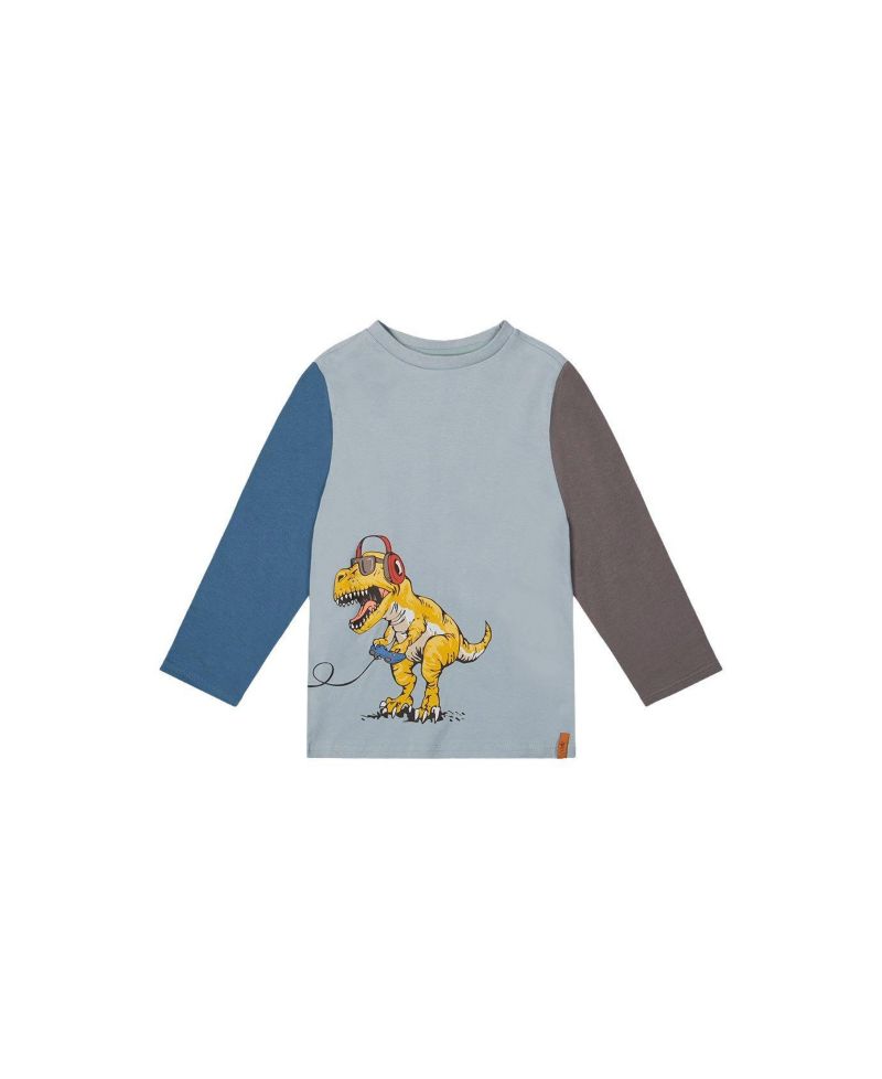 Little Boys Long Sleeve Cotton T-Shirt