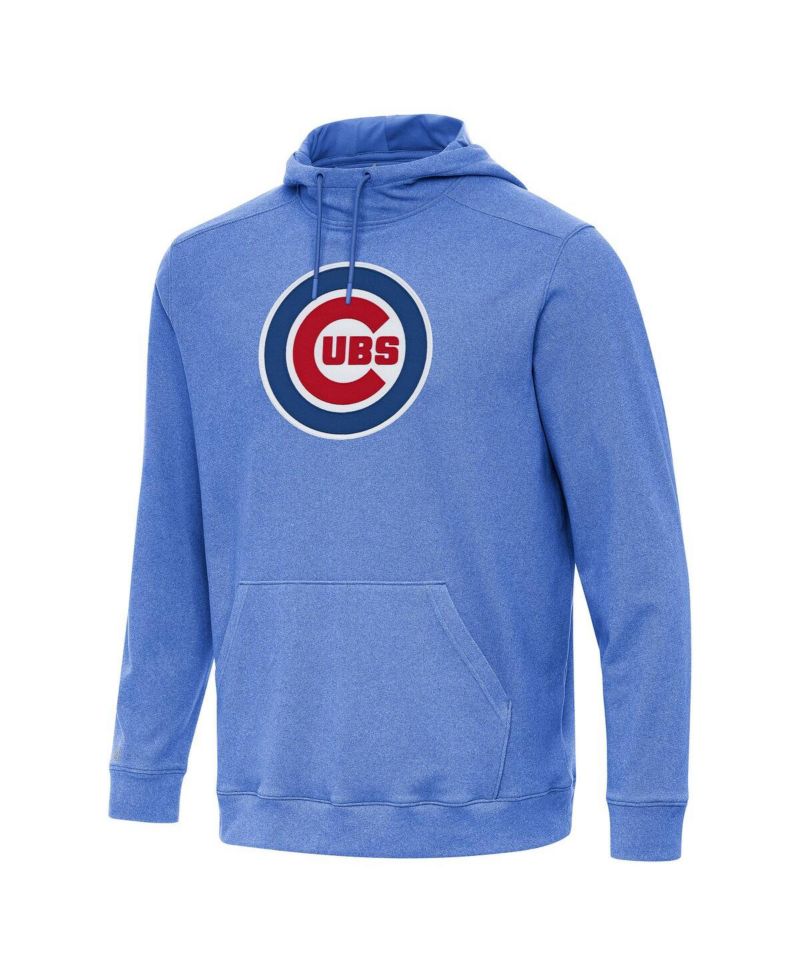 Men's Heather Royal Chicago Cubs Cloud Pullover Hoodie