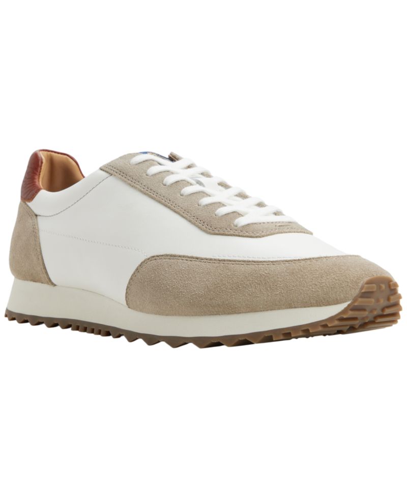 Men's Arverne Leather Round-Toe Sneakers