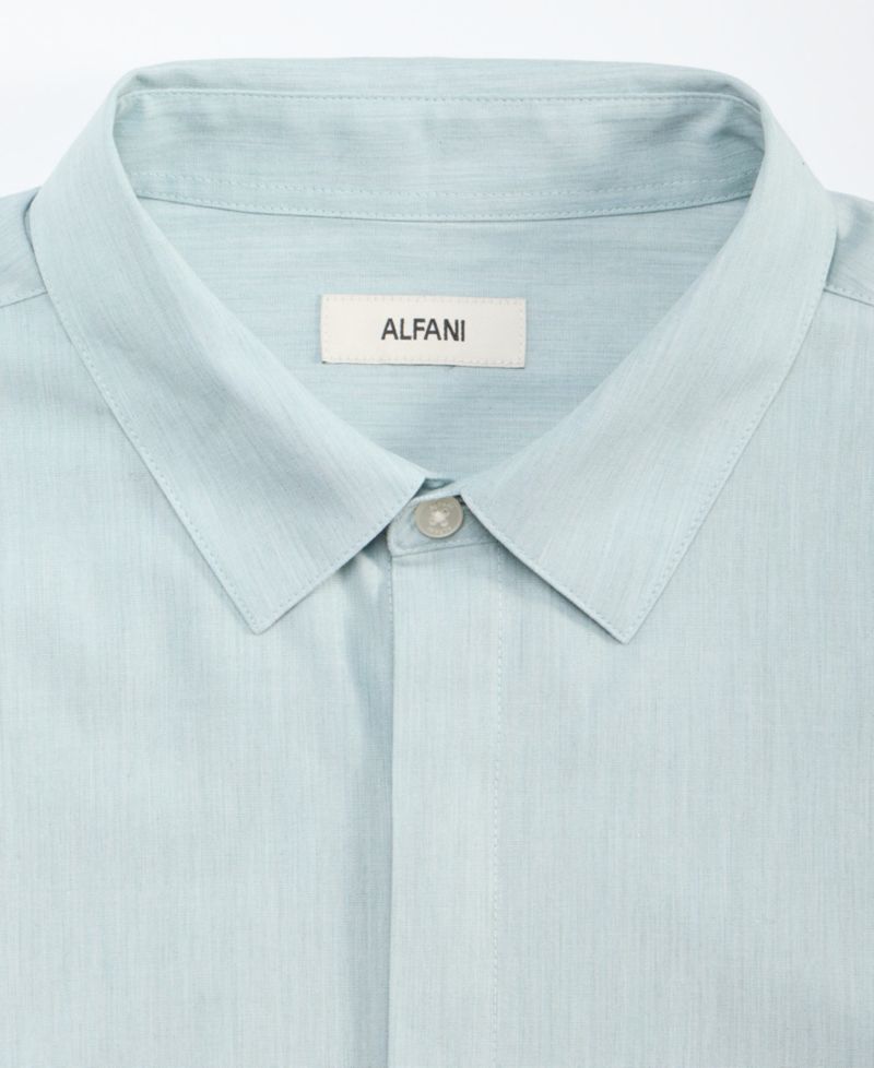 Aflani Men's Luke Cotton Long-Sleeve Button Shirt