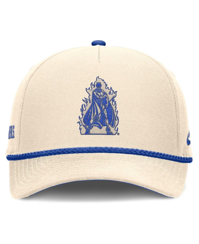 Men's and Women's Natural Duke Blue Devils Legacy Vintage Rope Rise Adjustable Hat