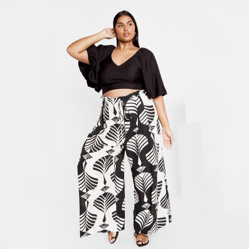 Plus Size Peta Print Pant