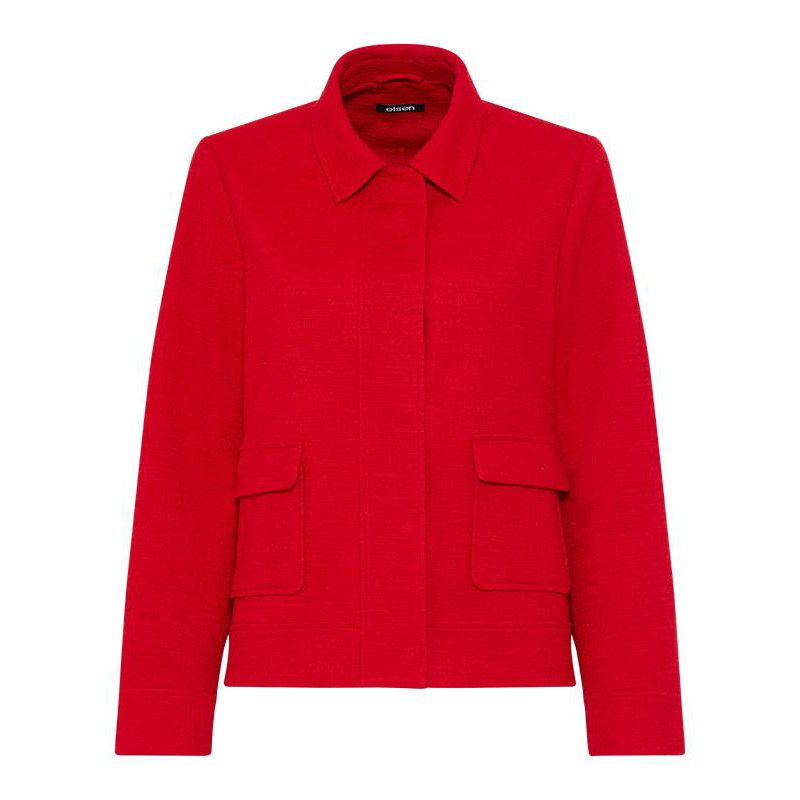 Women's Collared Woven Jacket