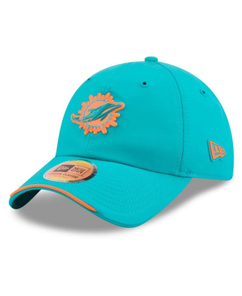 Men's Aqua Miami Dolphins 2026 Sideline Casual Classic Adjustable Hat