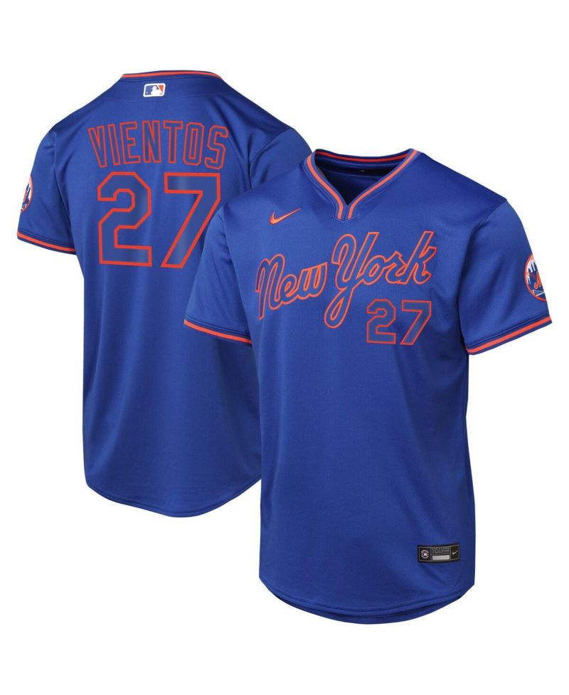 Big Boys and Girls Mark Vientos Royal New York Mets Alternate 2 Limited Jersey