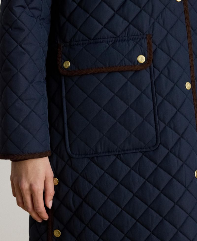 Women's Diamond-Quilted Coat, Created for Macy's