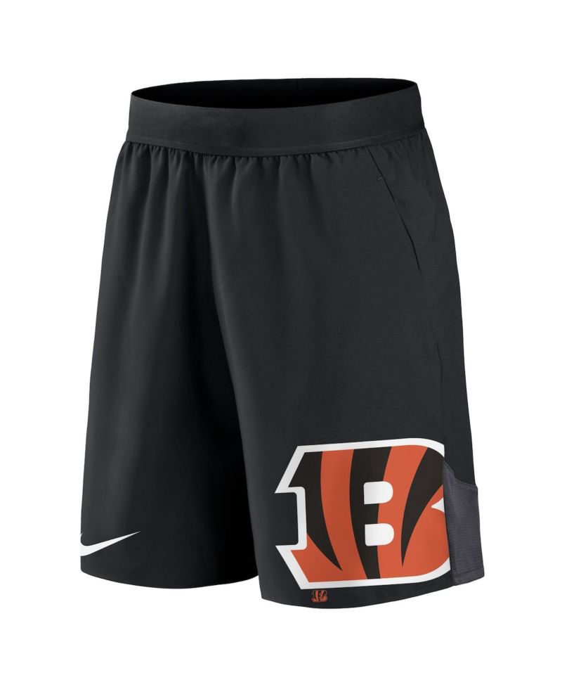 Men's Black Cincinnati Bengals Stretch Performance Shorts