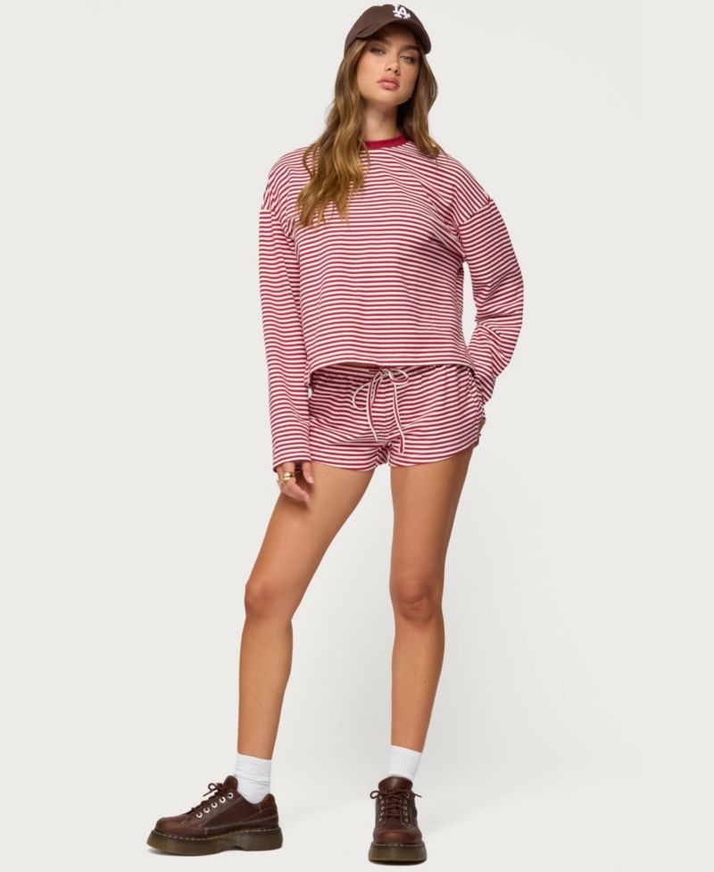 Women's Jainee Striped Drawstring Shorts