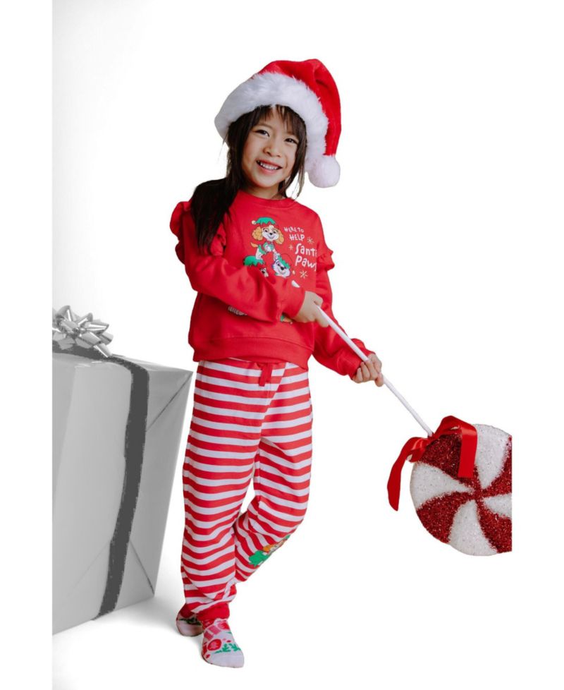 Girls (5 - 12) Fleece Sweatshirt and Pants Set