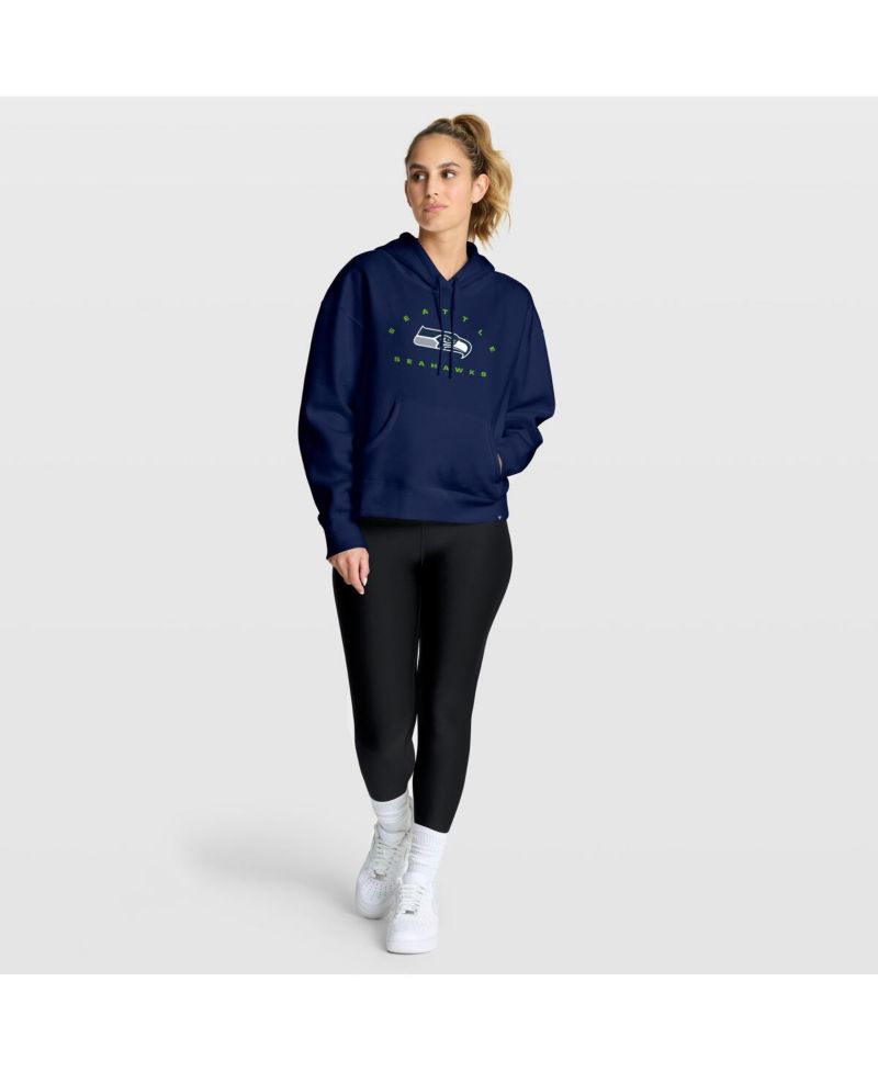 Women's College Navy Seattle Seahawks Eligible Receiver Legacy Pullover Hoodie