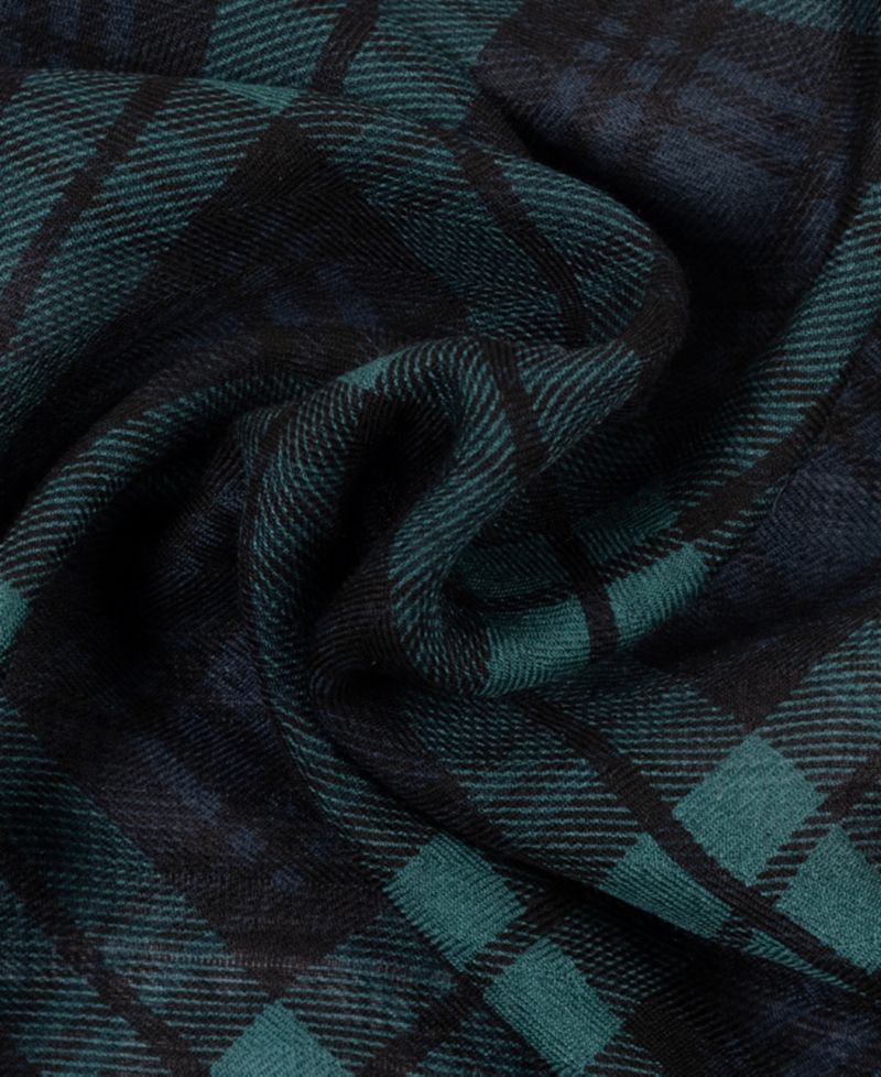 Plaid Animal Small Square Scarf