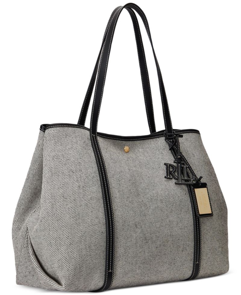 Emerie Canvas & Leather Extra-Large Tote Bag