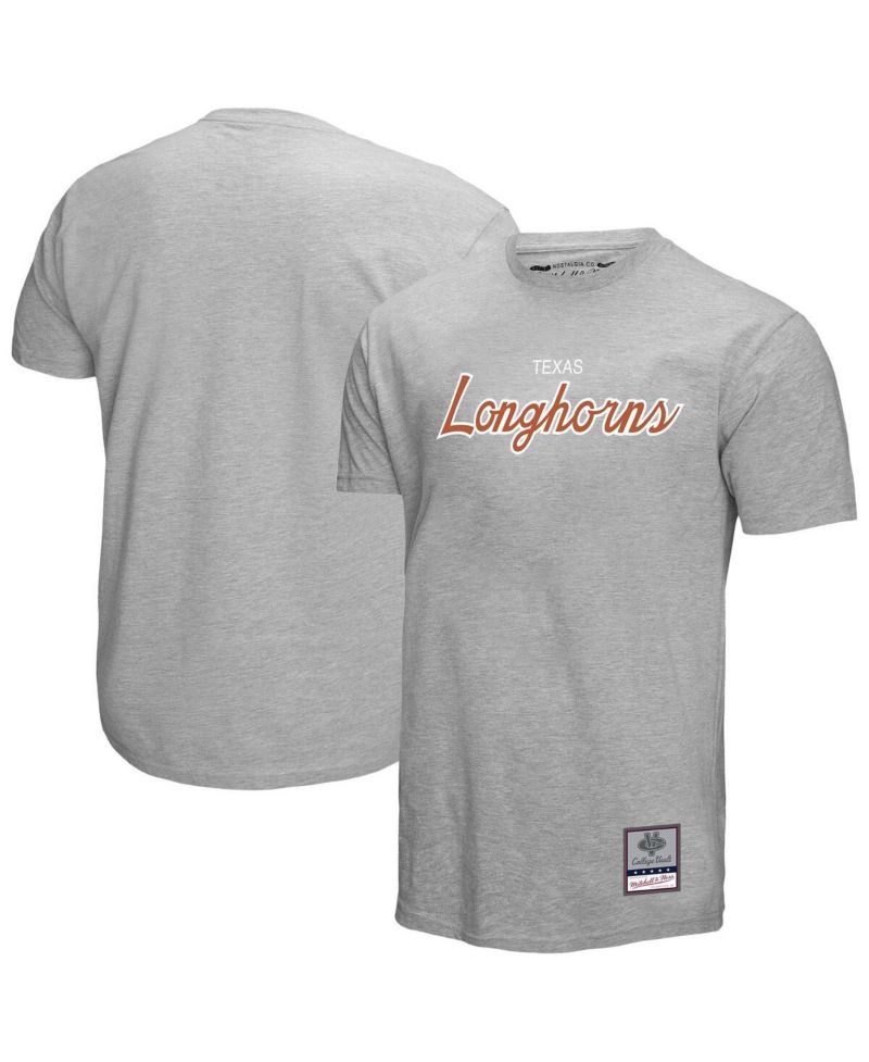 Men's Gray Texas Longhorns Elite Script T-Shirt