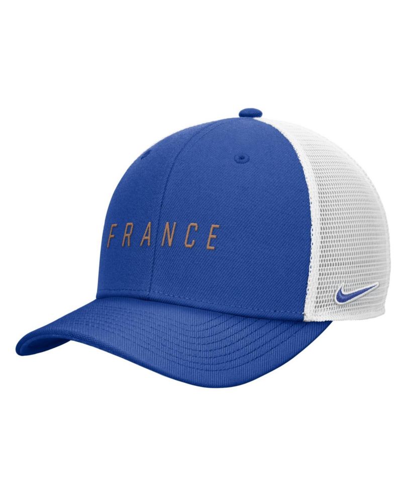 Men's Royal France National Team Rise Trucker Adjustable Hat