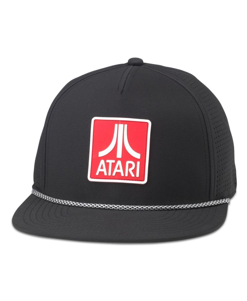 Men's and Women's Black Atari Buxton Pro Snapback Hat