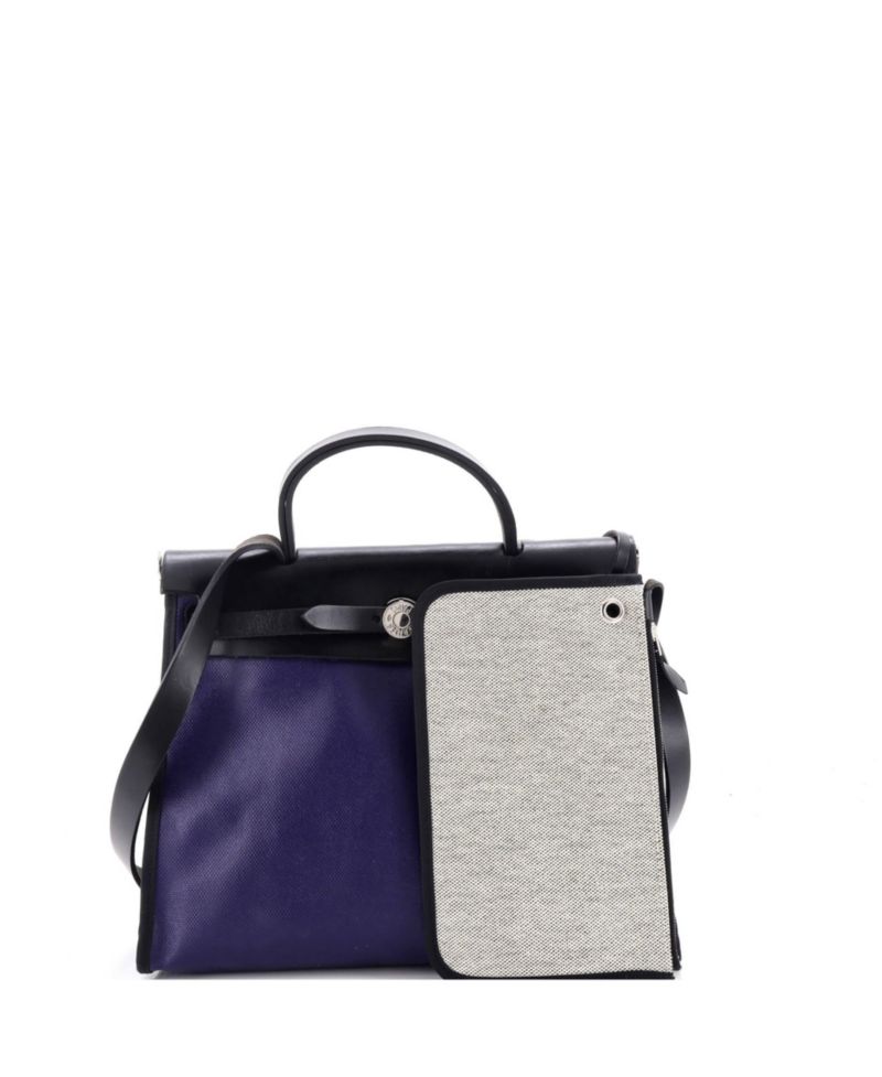 31 Herbag Zip Berline Vache Canvas and Leather
