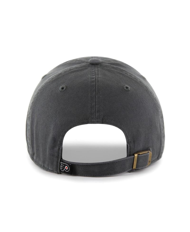 Men's Charcoal Philadelphia Flyers Clean Up Adjustable Hat