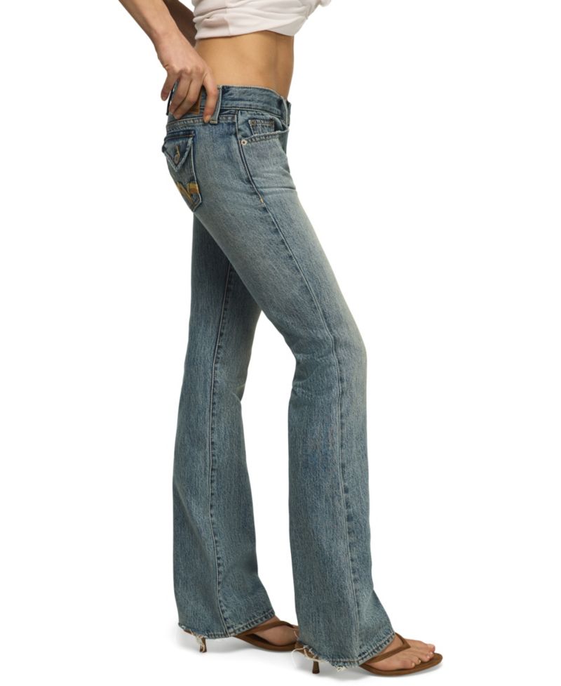 Women's Lil Maggie Ultra Low Rise Flare Jeans