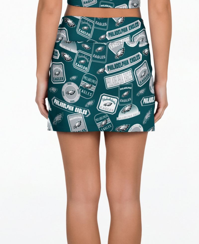 Women's Midnight Green Philadelphia Eagles Grady Allover Print Sleep Skort