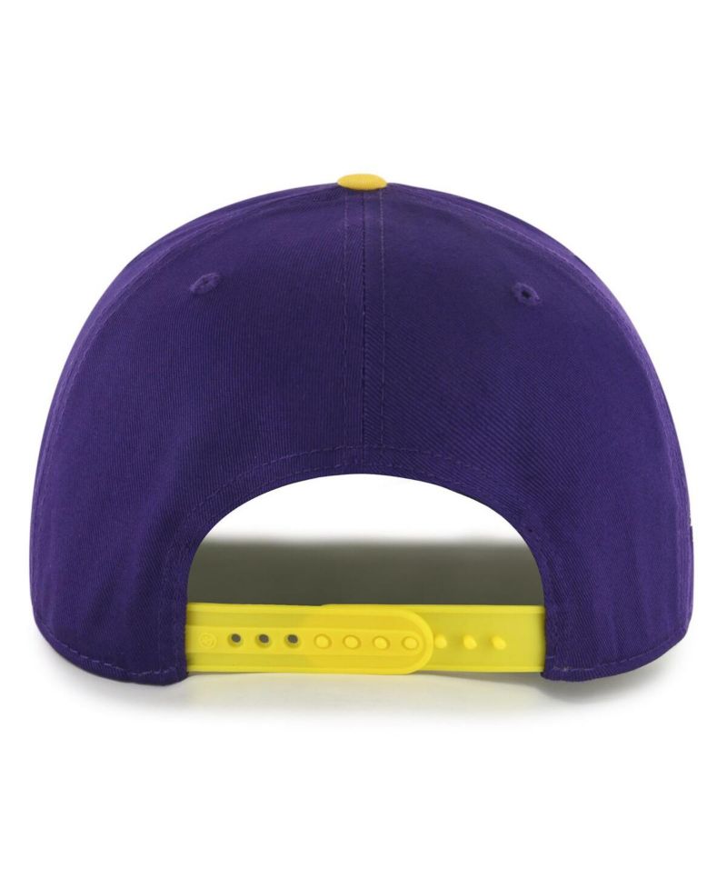 Men's Purple/Gold Los Angeles Lakers Drop Shadow Rope Hitch Adjustable Hat