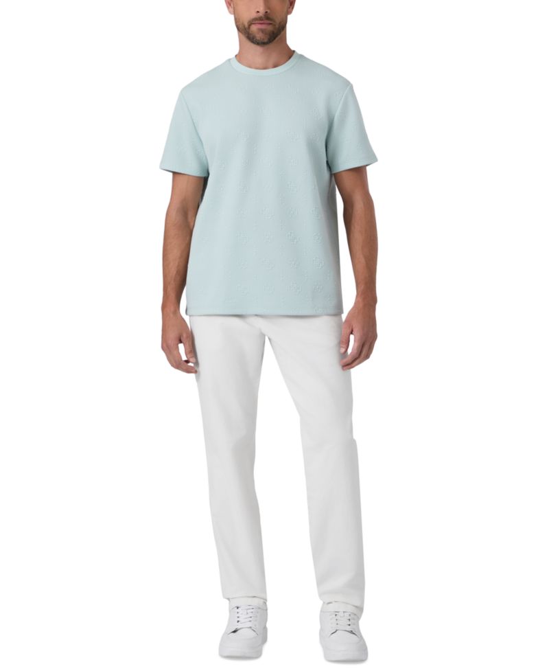 Men's Rover Twill Knit Short-Sleeve Allover Monogram T-Shirt