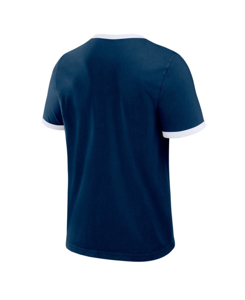 Men's Navy Detroit Tigers Washed Ringer T-Shirt