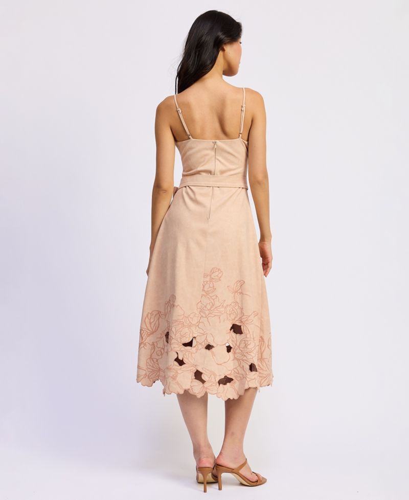 Women's Donna V-Neck Midi Dress