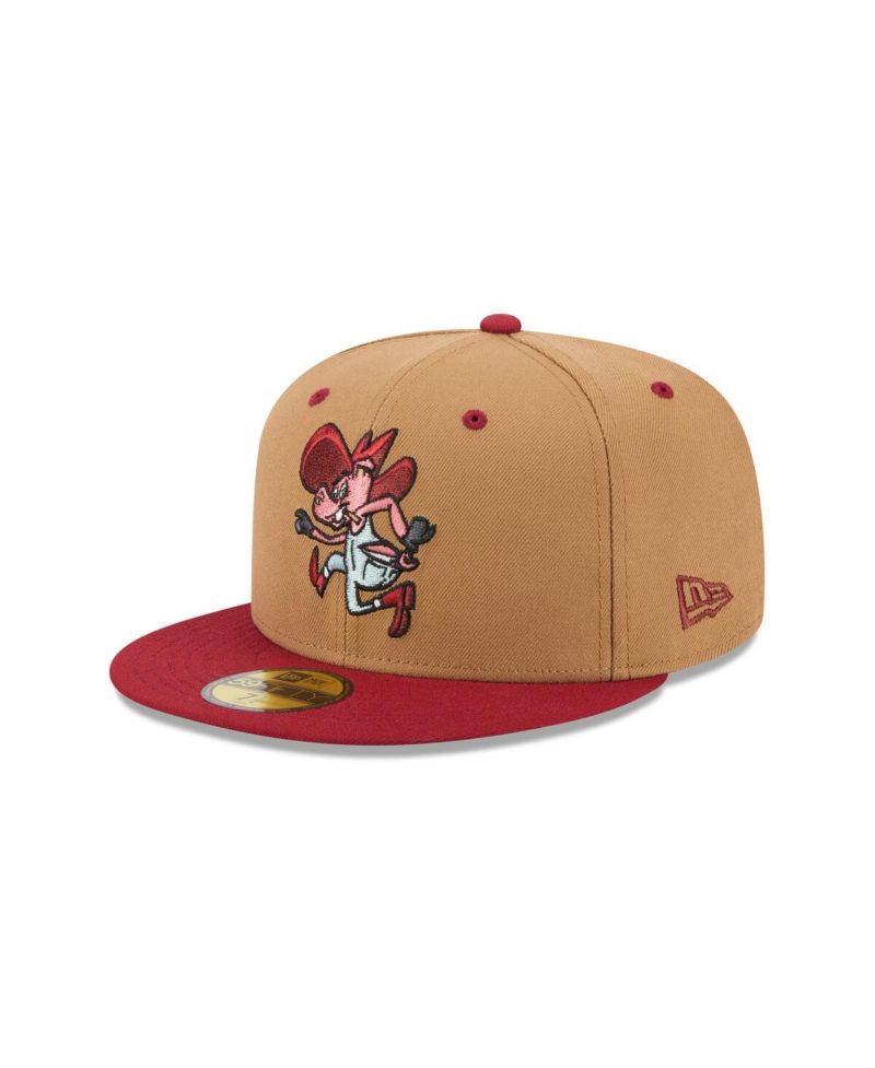 Men's Brown Rocket City Trash Pandas Theme Nights 59FIFTY Fitted Hat