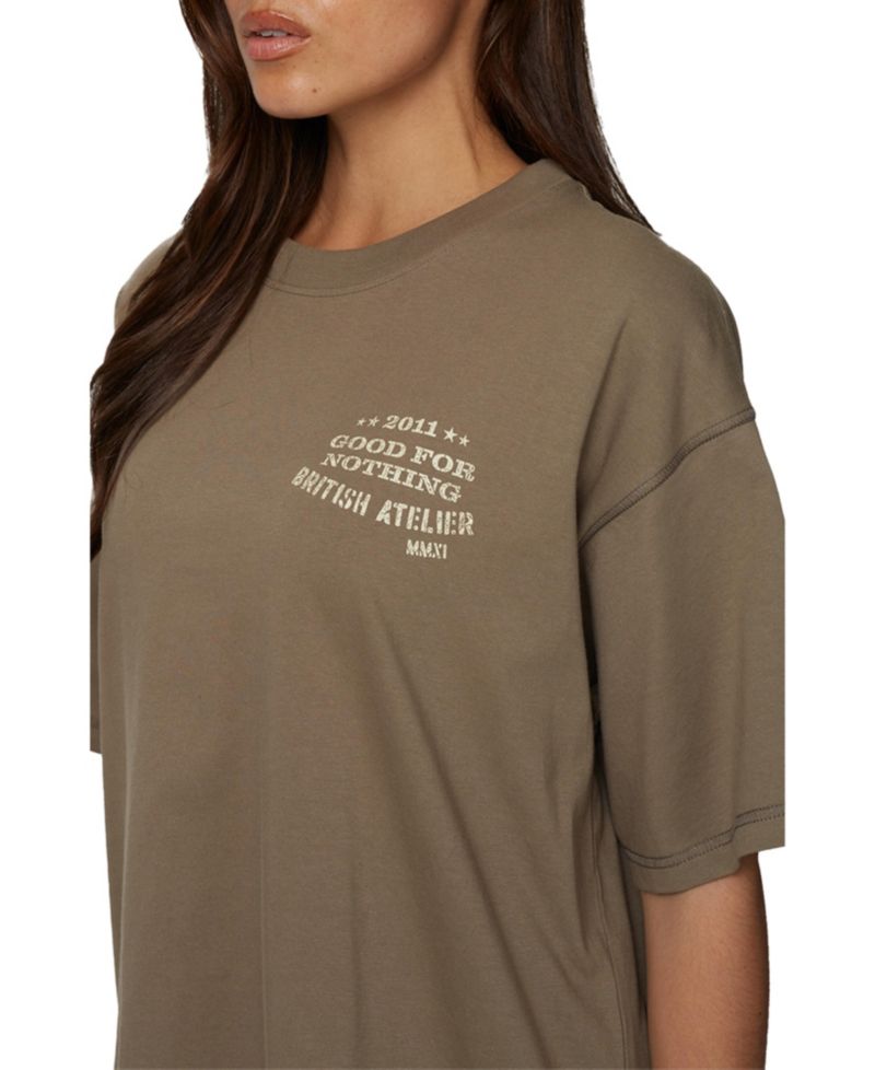 Women's Oversized Stamp T-Shirt