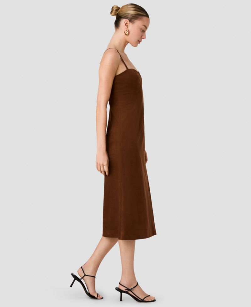 Women's Sonja Sweetheart Neck Sleeveless Midi Dress