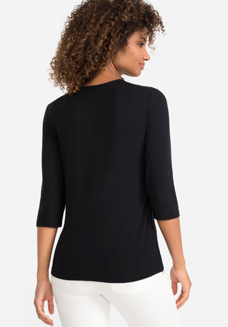 Women's 3/4 Sleeve V-Neck T-Shirt