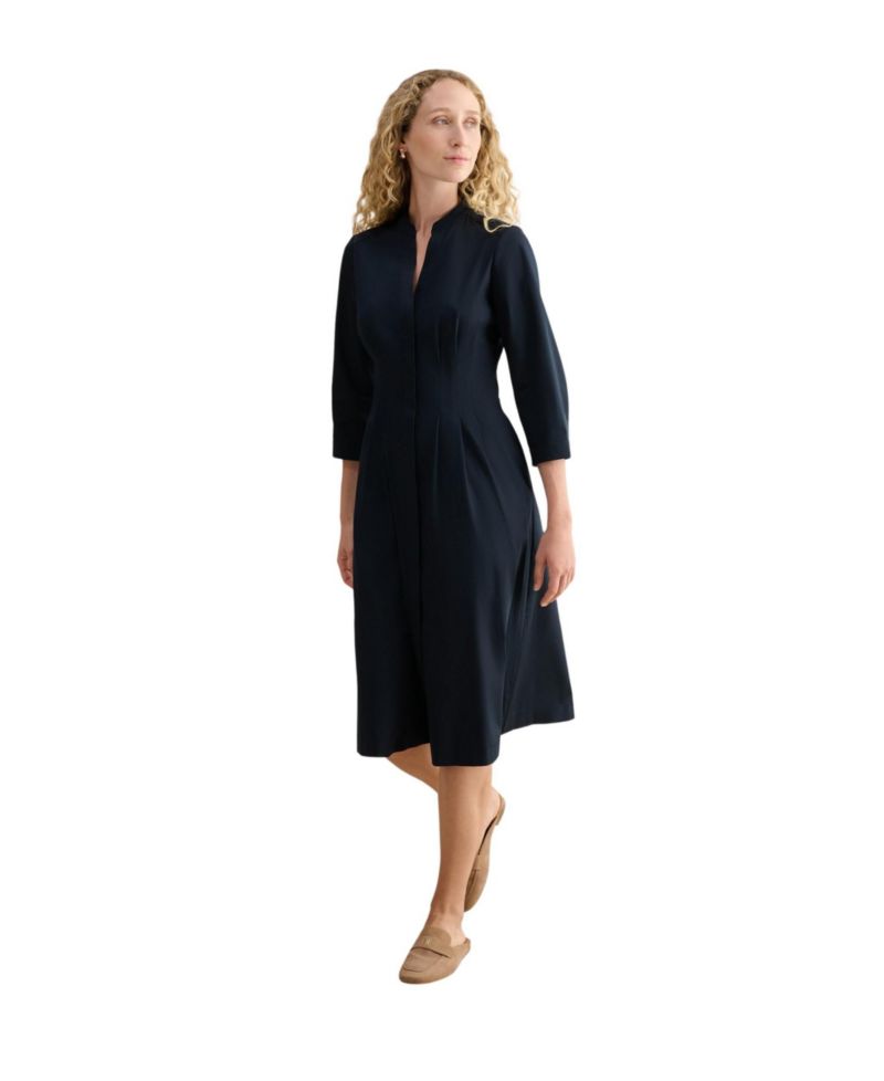 Women's Emmaline 3/4 Sleeve V-Neck Midi Dress