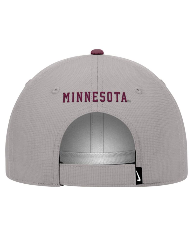 Men's Gray Minnesota Golden Gophers Ripstop Dri-FIT Adjustable Hat