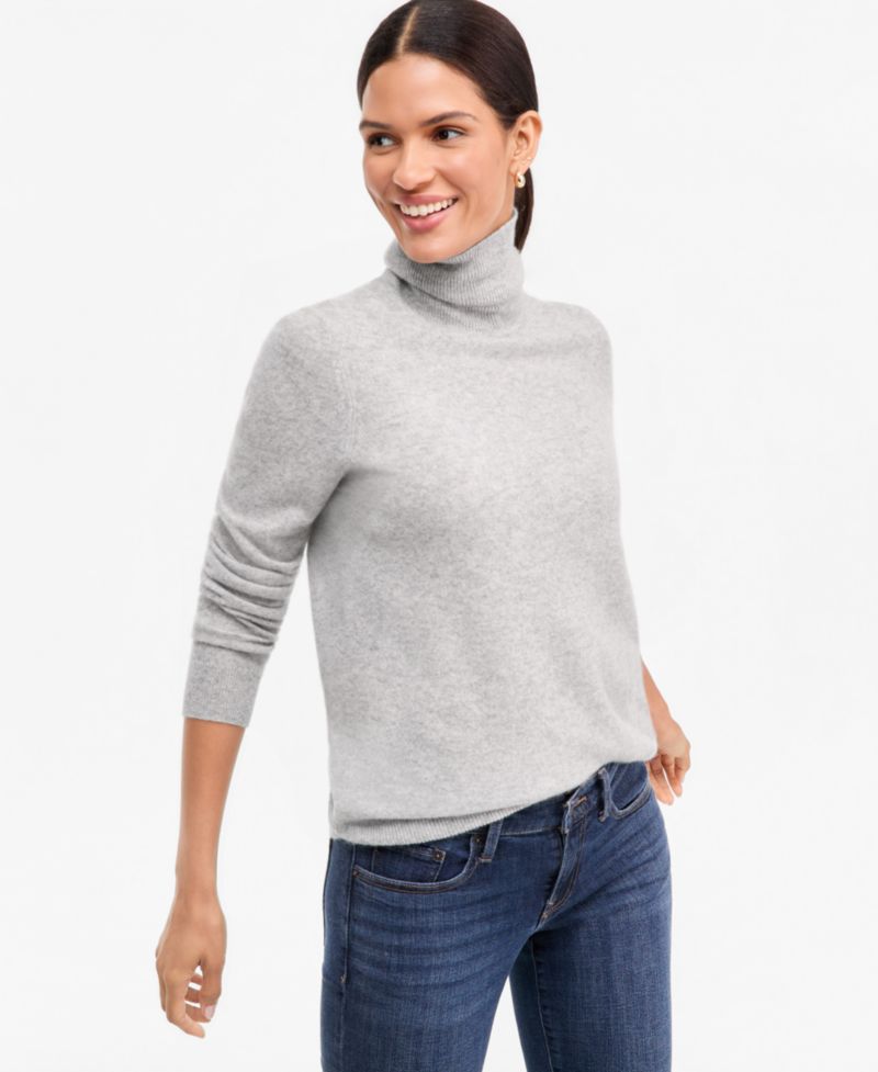 Petite Cashmere Turtleneck Sweater