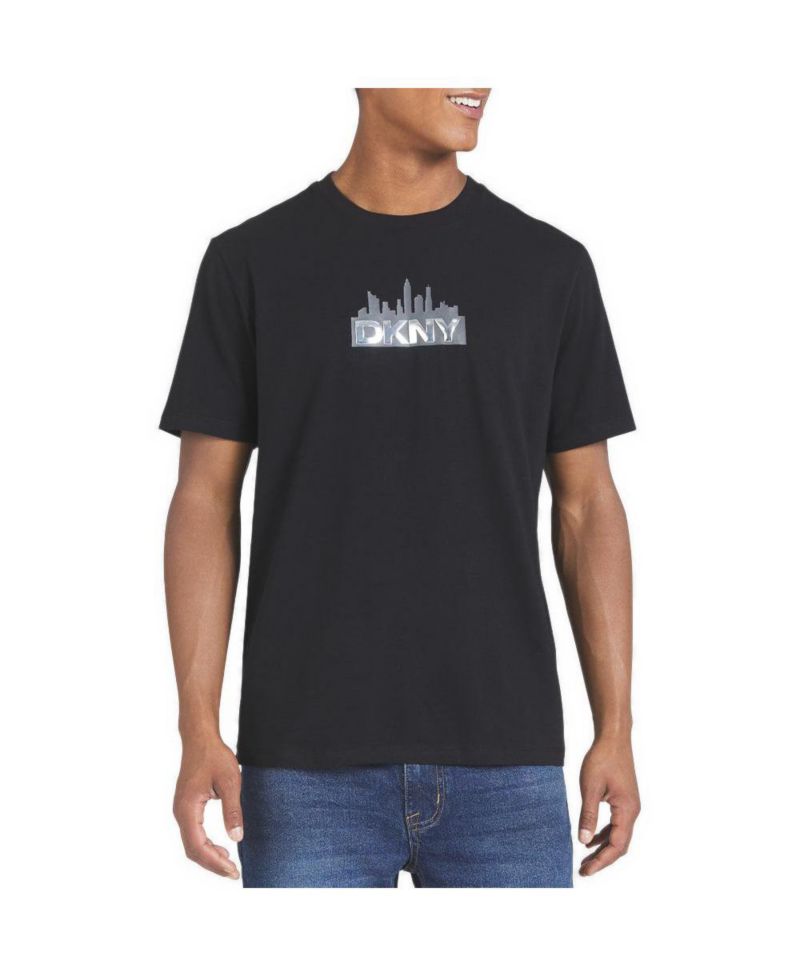 Men's Metallic Logo Classic-Fit T-Shirt