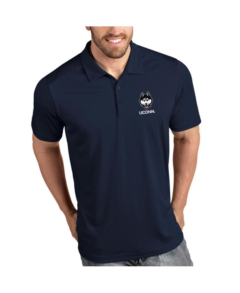 UConn Huskies Antigua Men's Tribute Polo - Navy