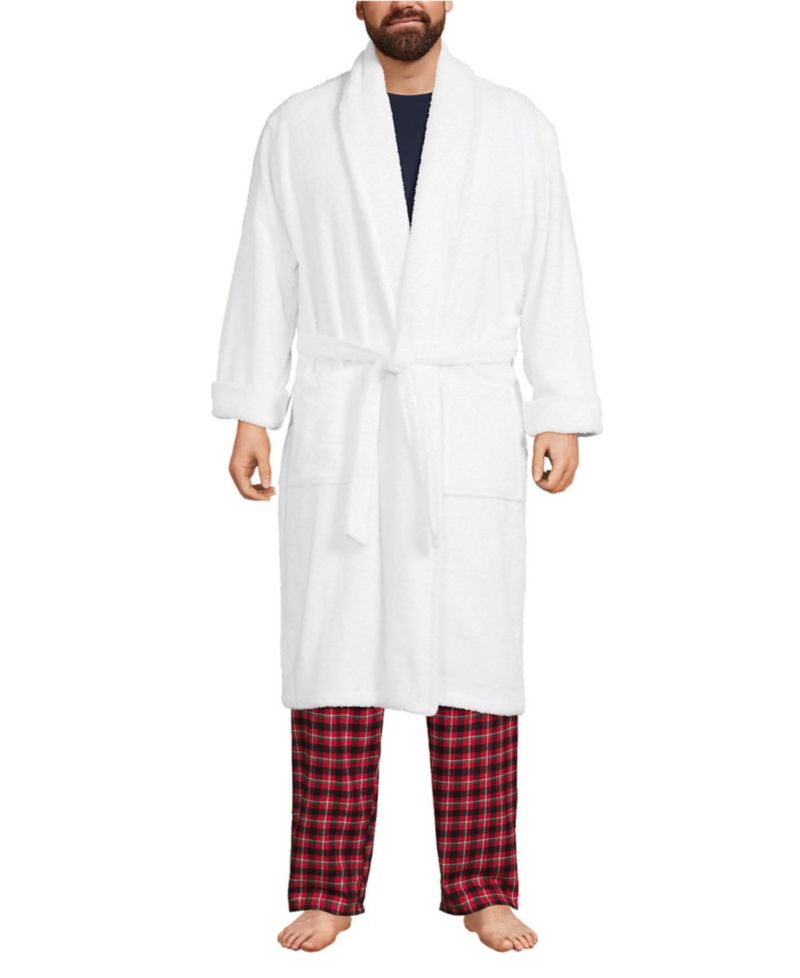Men's Calf Length Turkish Terry Robe
