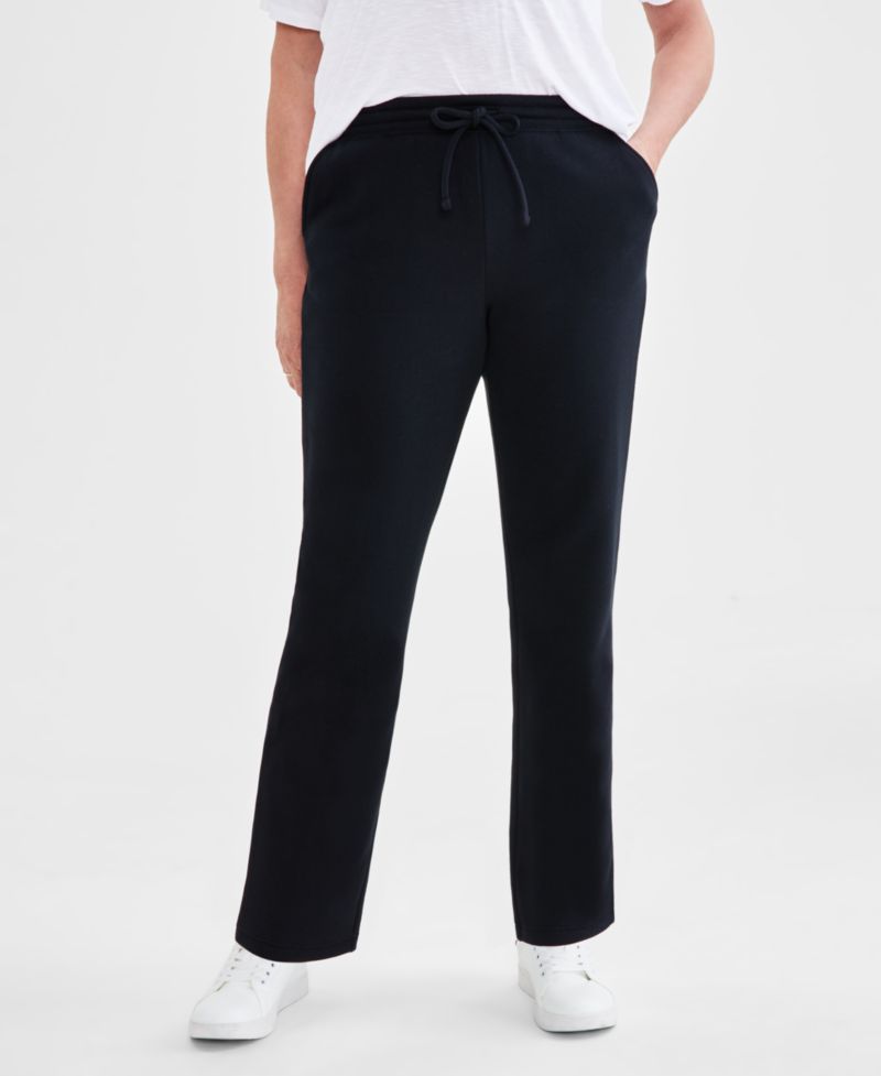 Petite Cotton Fleece Drawstring Sweatpants