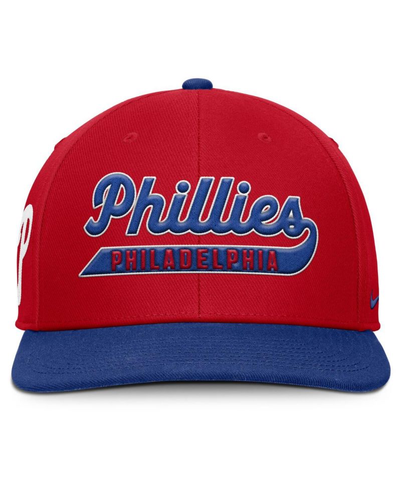 Men's Red/Royal Philadelphia Phillies Pro Performance Snapback Hat