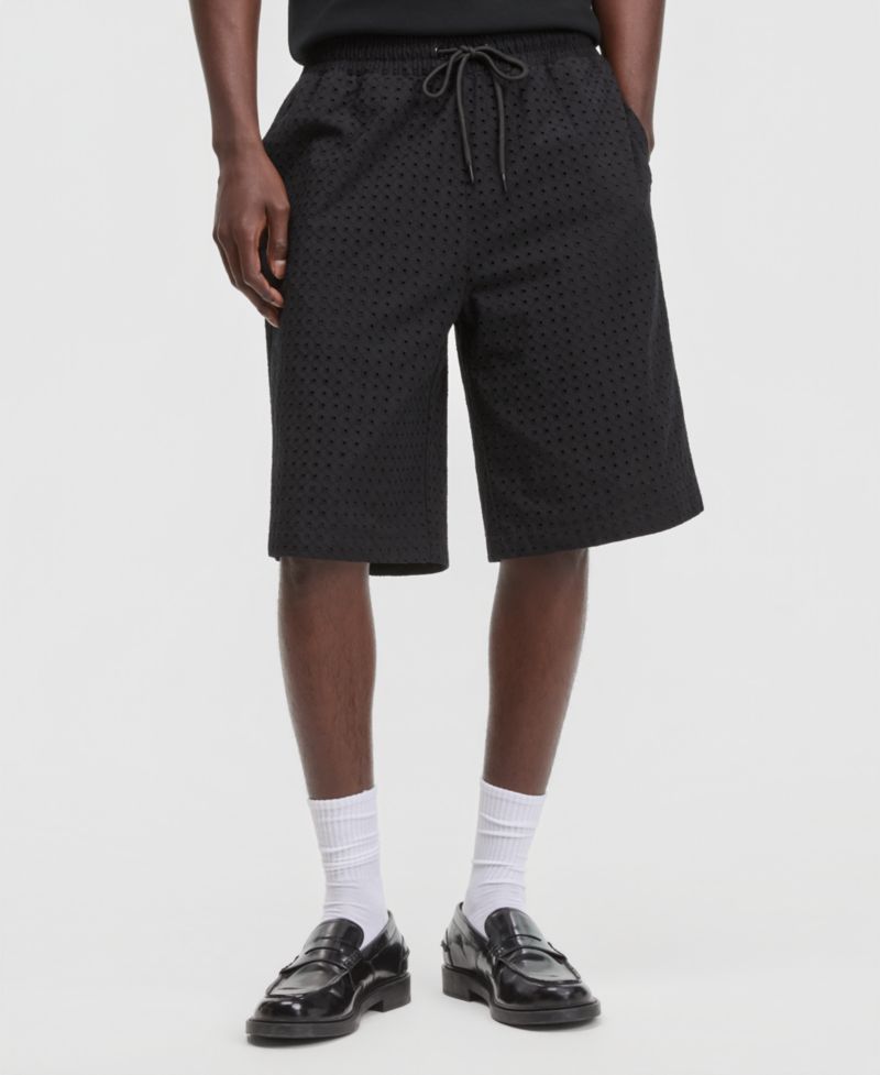 Men's Eyelet 11" Drawstring Shorts