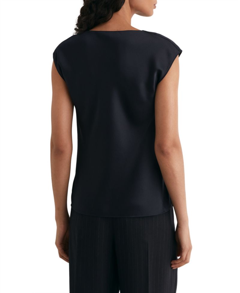 Women's Cate Silk Cowl Neck Sleeveless Top