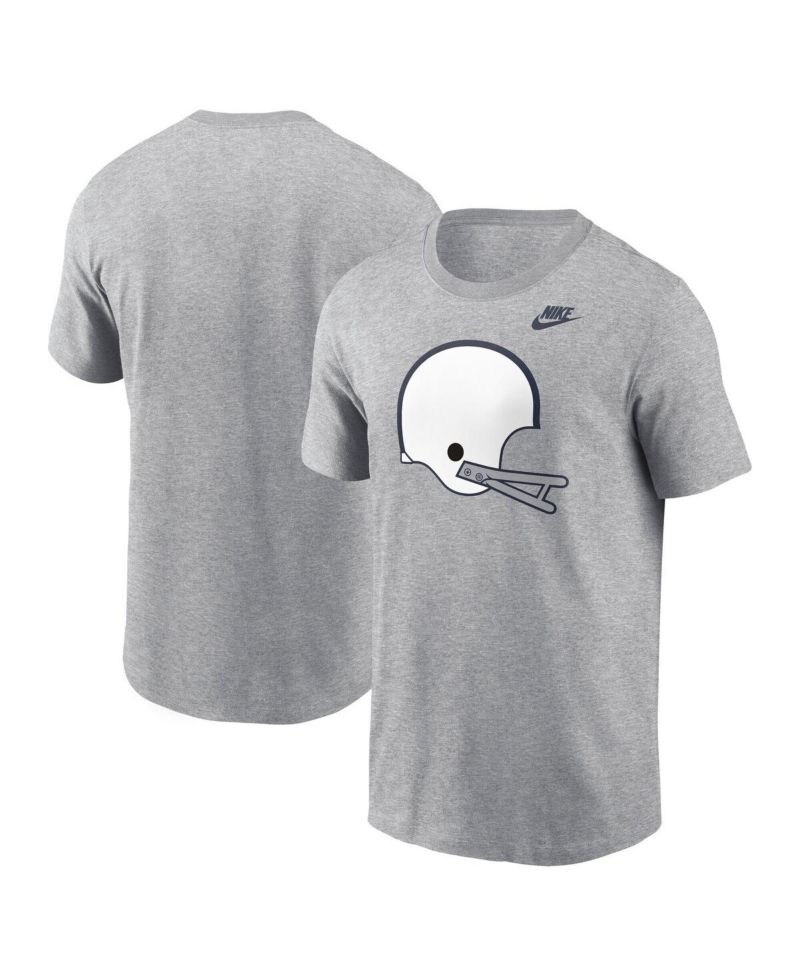 Men's Heather Gray Penn State Nittany Lions Legacy Helmet T-Shirt