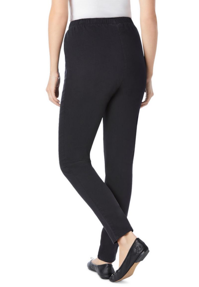 Women's Within Fineline Stretch Denim Skinny Pull-On Jeans