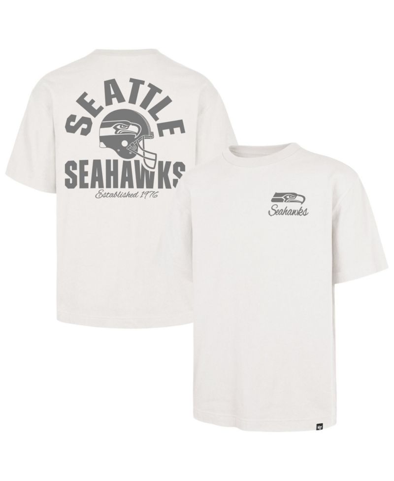 Men's Seattle Seahawks Foundation Heavyweight Cotton Crewneck T-Shirt