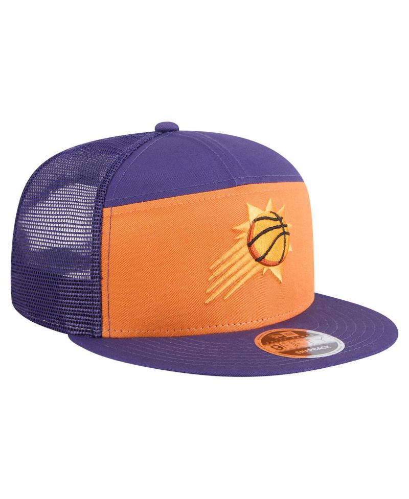 Men's Orange/Purple Phoenix Suns Outdoor Split Panel 9FIFTY Snapback Hat