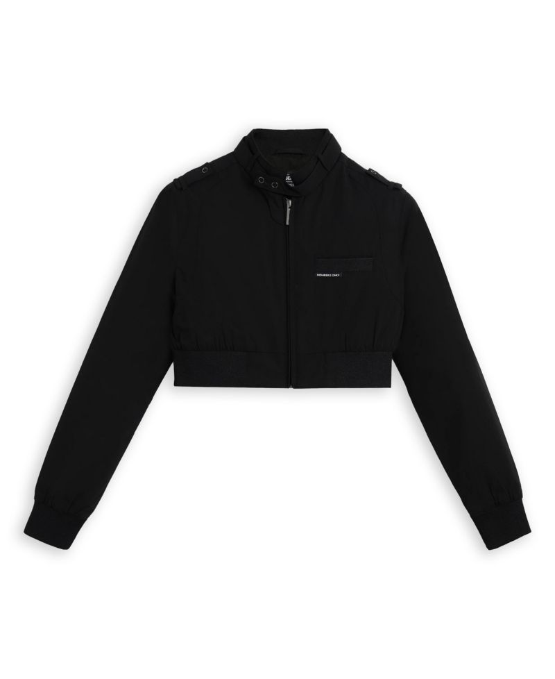 Women's Mini Cropped Racer Jacket